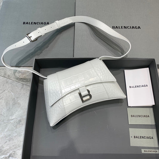 BLN-Ciaga Downtown XS Shoulder Bag In White, For Women,  Bags 10in/25cm