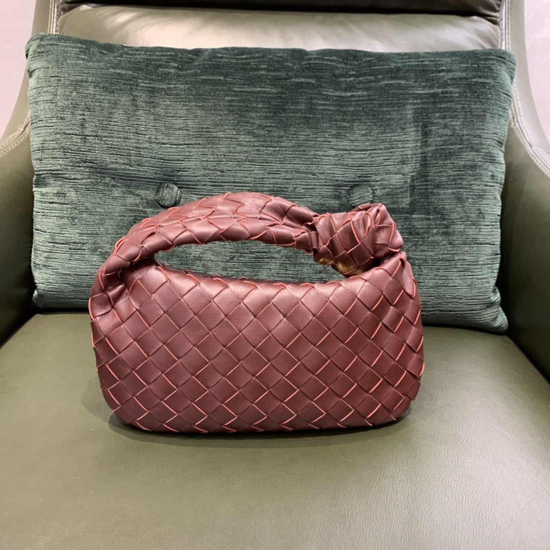 BV Mini Jodie Bag For Women 11in/28AmeliaIn Dark Red