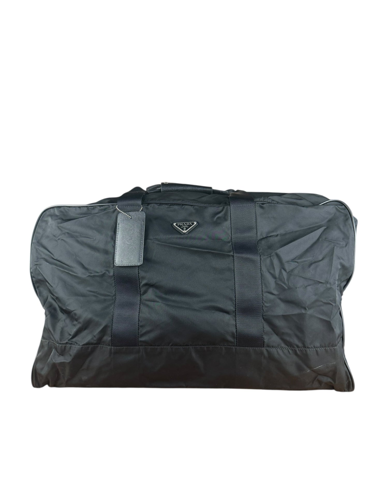 Prada Black Nylon   Duffle Bag