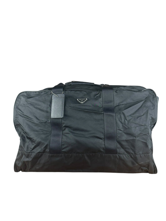 Prada Black Nylon   Duffle Bag