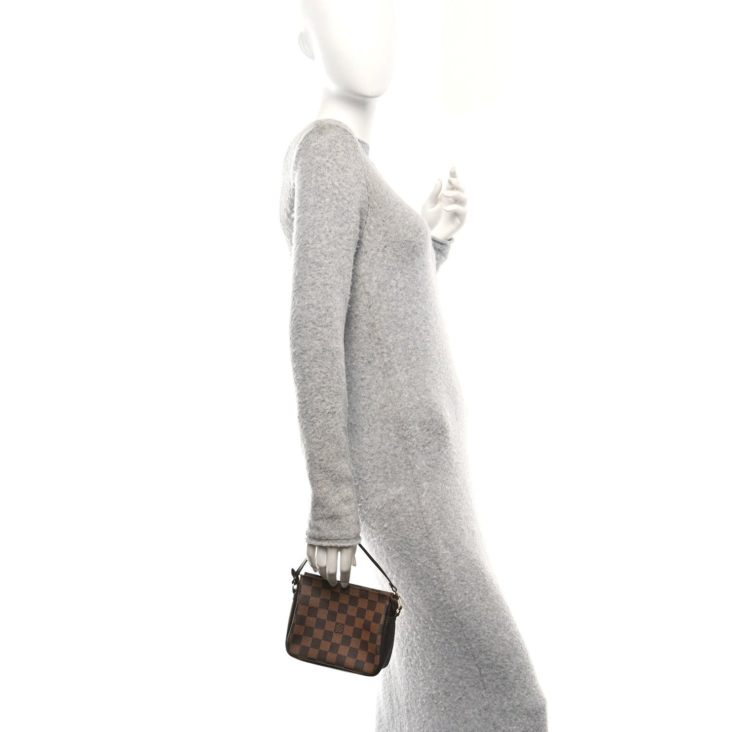 Louis Vuitton Damier Ebene Trousse Make Up Bag Pochette