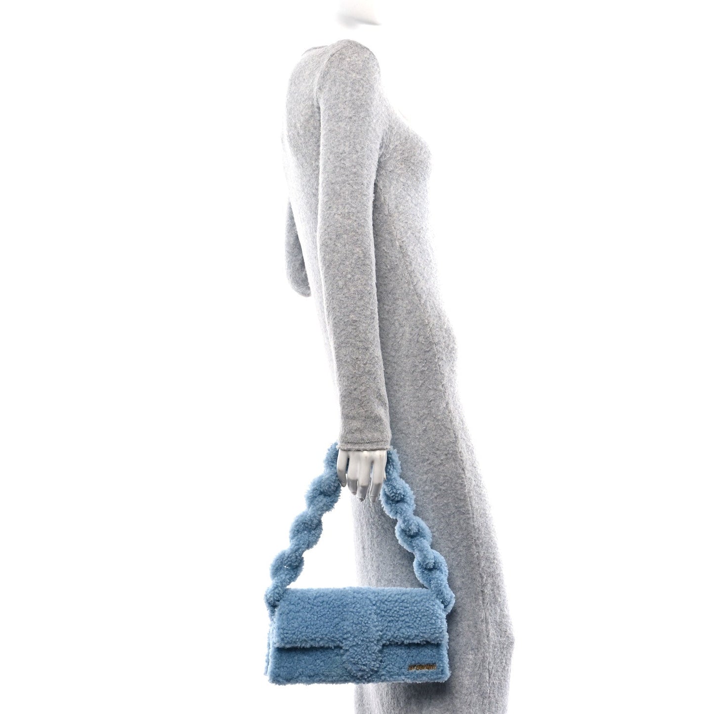 Jacquemus Shearling Le Bambidou Light Blue