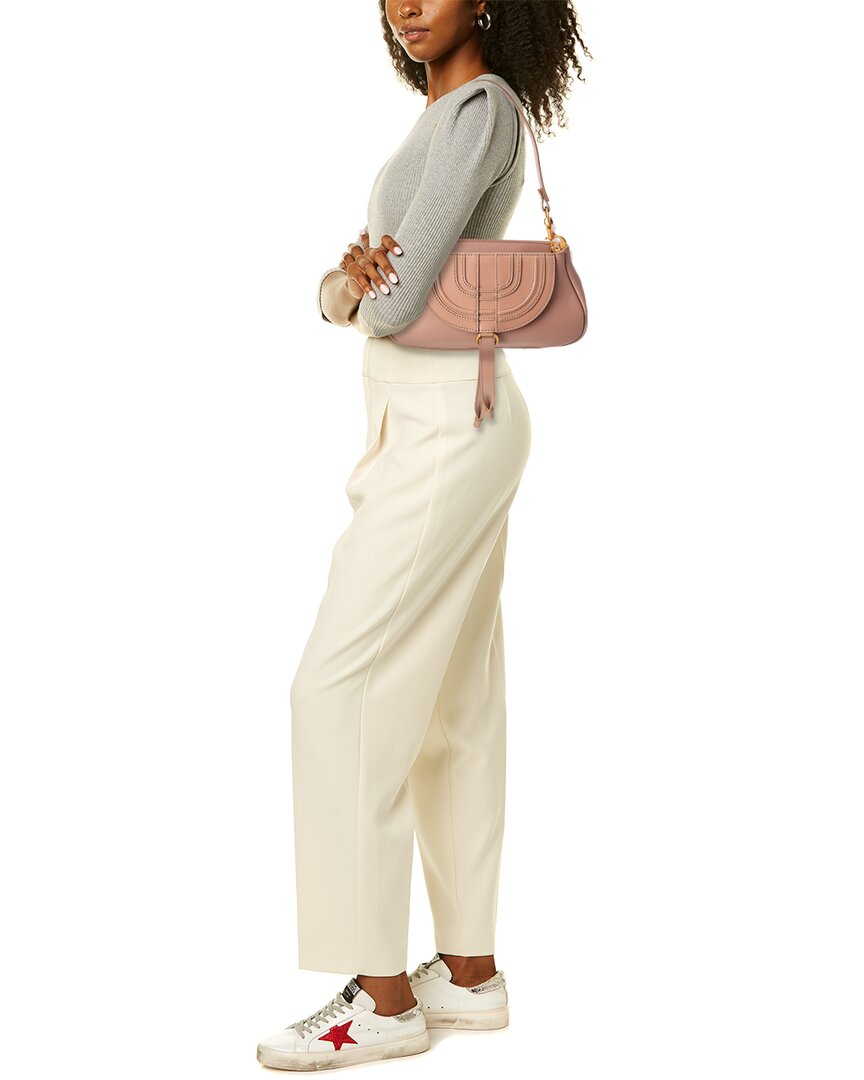 CHL - CC o? Marcie Small Leather Hobo Bag