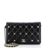 CHANEL All About Charms Wallet on Chain Quilted Lambskin