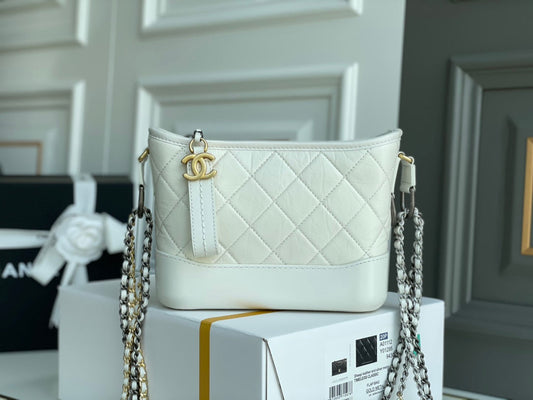 CHL -  CO-CO Gabrielle Hobo Bag White For Women 7.8in/20cm