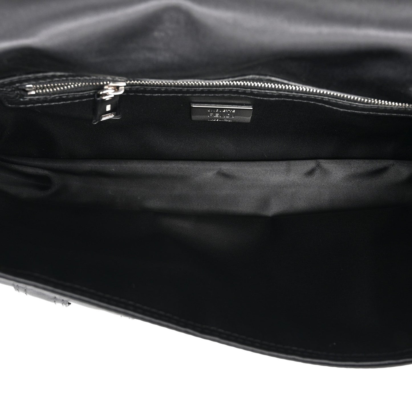 Amelia Econyl Cuoio Romano Multipocket Baguette Black