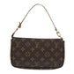 Louis Vuitton Pochette Accessoire  Canvas Clutch Bag