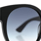 Amelia Acetate Round Sunglasses GG0035SN Black
