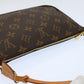 Louis Vuitton Pochette Accessoire  Canvas Clutch Bag
