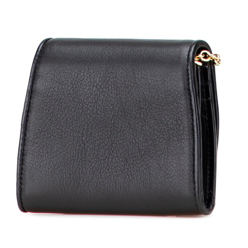 Gucci Blondie Interlocking G Leather Chain Shoulder Wallet