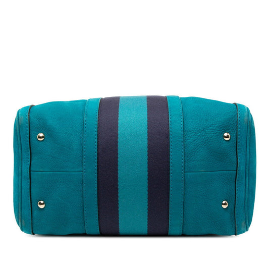 Gucci Sherry Line Suede Canvas 2way Bag