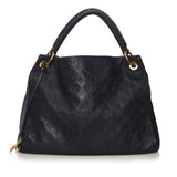 Louis Vuitton Monogram Empreinte Artsy MM One Shoulder Bag Navy Leather