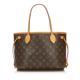 Louis Vuitton Monogram Neverfull PM Handbag Brown