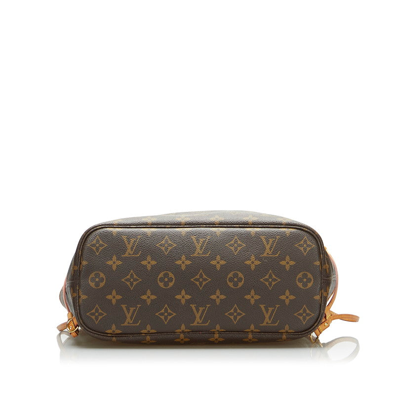 Louis Vuitton Monogram Neverfull PM Handbag Brown