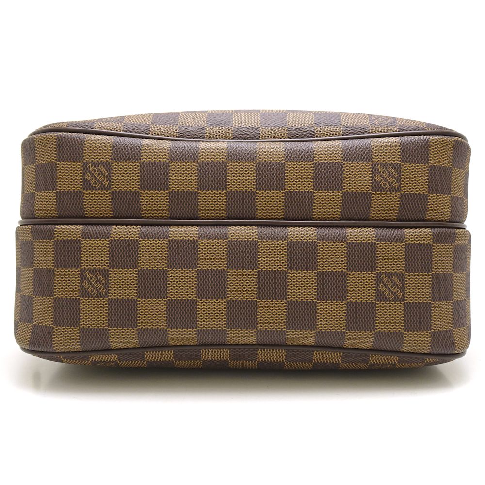 Louis Vuitton Damier Reporter PM Ebene Shoulder Bag Brown