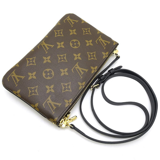 Louis Vuitton Pochette Double Zip Monogram Giant Reverse Brown