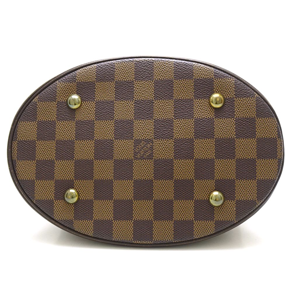 Louis Vuitton Damier Marais Ebene Shoulder Bag Brown