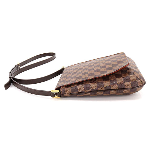 Louis Vuitton Damier M tte Salsa Long Shoulder Bag Ebene Gold Hardware