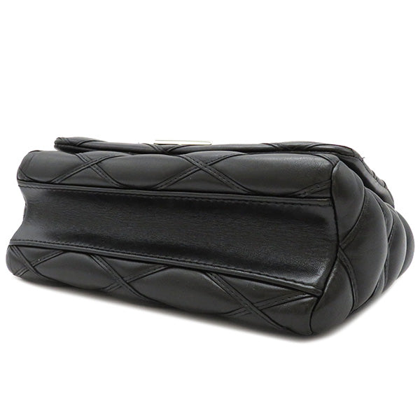 Louis Vuitton Malletage Twist Shoulder Bag Noir Black