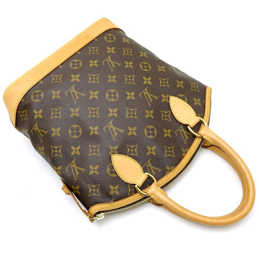 Louis Vuitton Monogram Lockit Brown Handbag