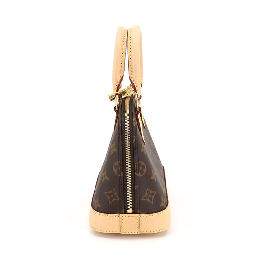 Louis Vuitton Monogram Alma BB 2 Way Hand Shoulder Bag Brown