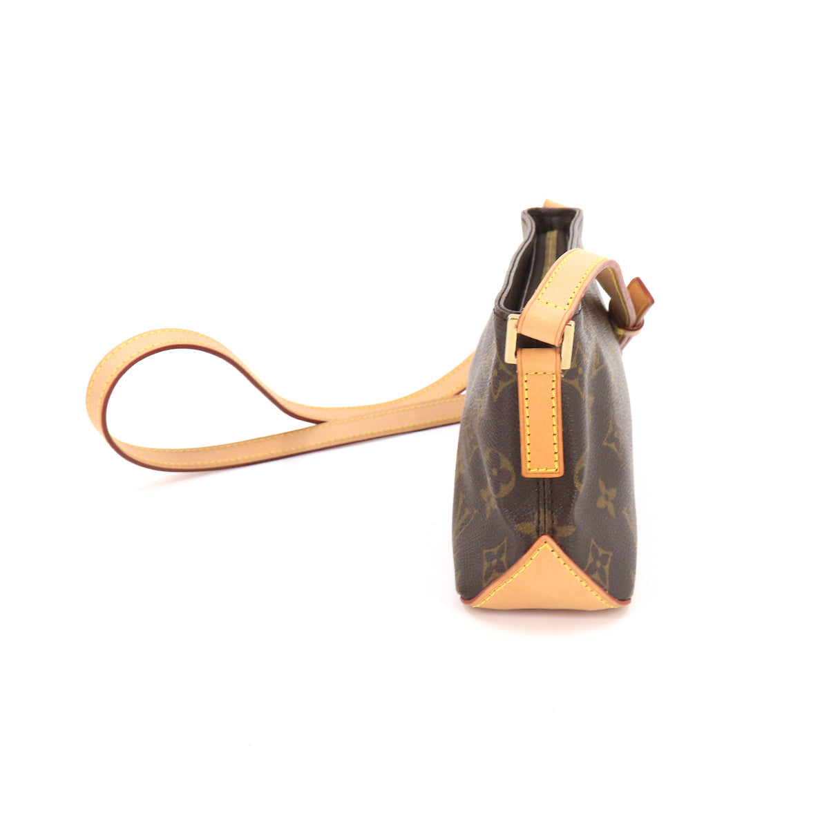 Louis Vuitton Monogram Trotter Shoulder Bag Brown