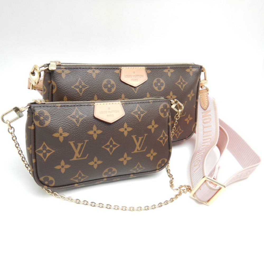 Louis Vuitton Monogram Multi-Pochette Accessoire Rose Hanging
