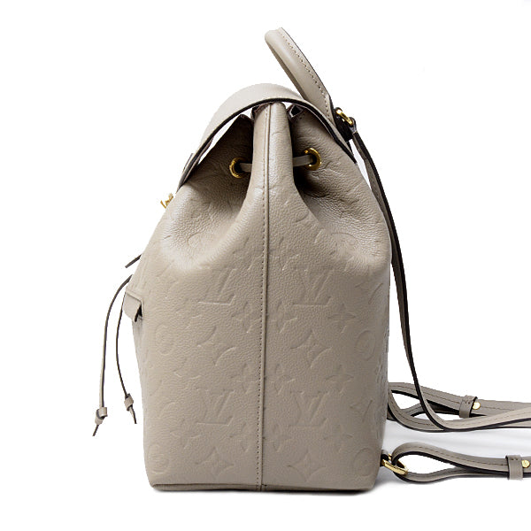 Louis Vuitton Montsouris PM Backpack Rucksack Monogram Implant Creme