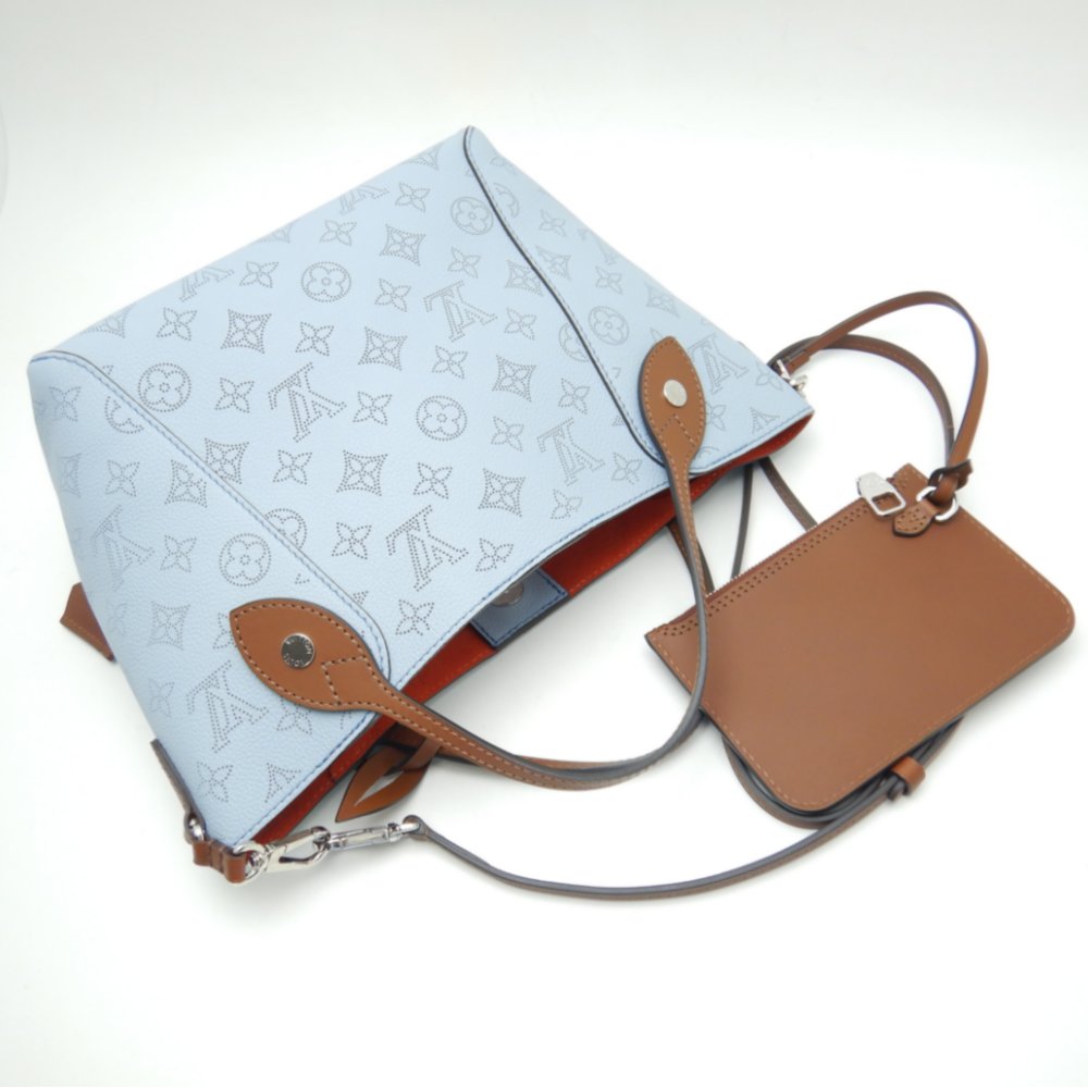 Louis Vuitton Hina PM Blue Horizon Pumpkin 2WAY Tote Bag