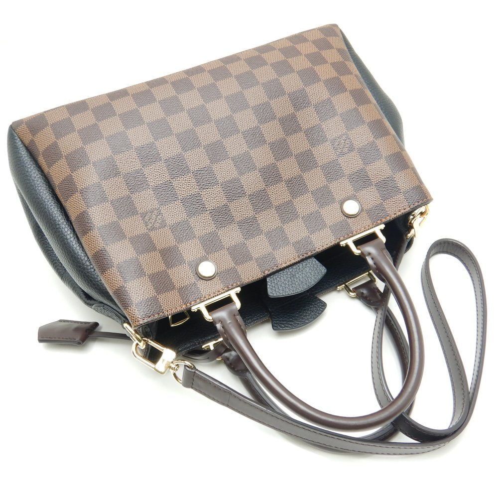 Louis Vuitton Damier Brittany Noir 2WAY Bag Ebene Brown