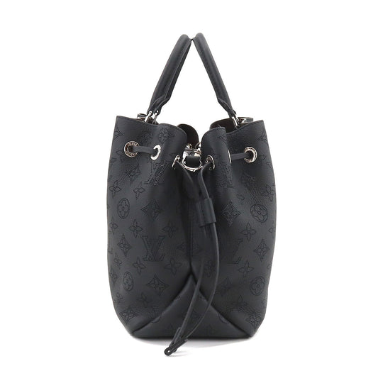 Louis Vuitton Mahina Bell Shoulder Bag Leather Noir Black