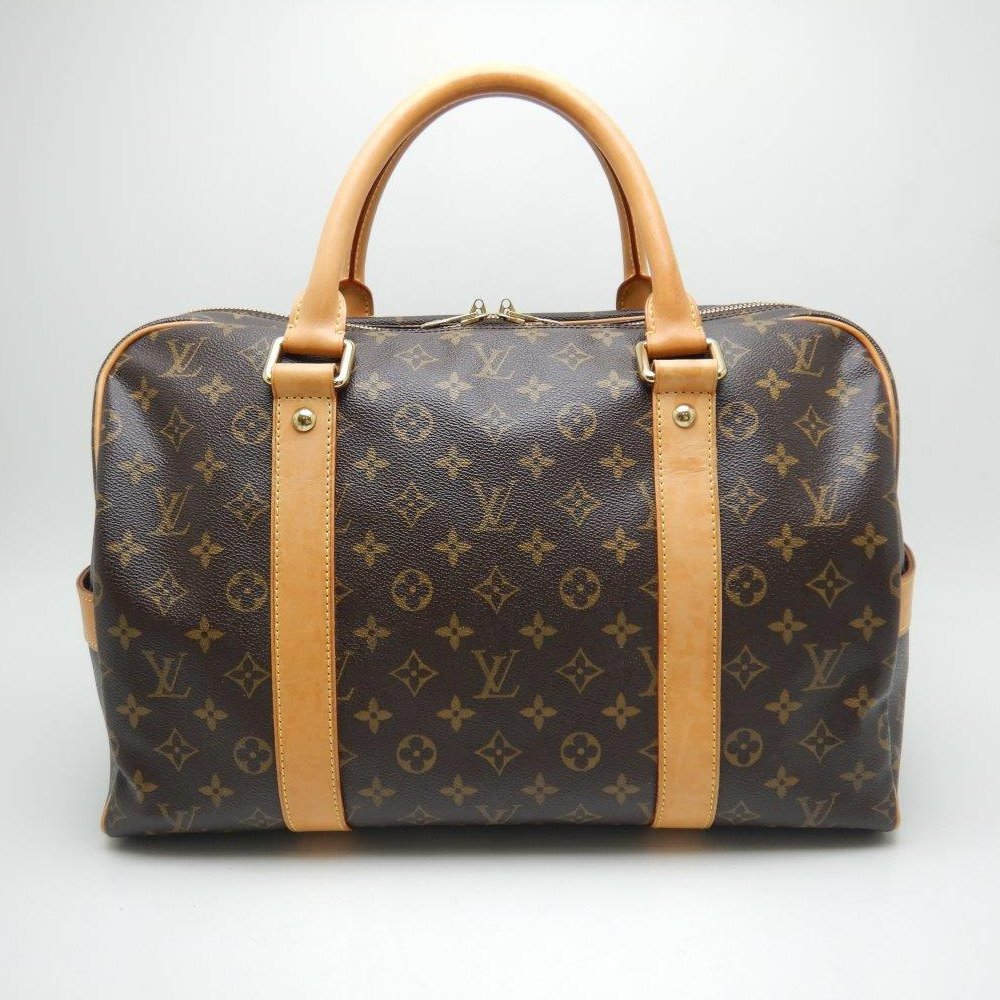 Louis Vuitton Monogram Carryall Brown Boston Bag