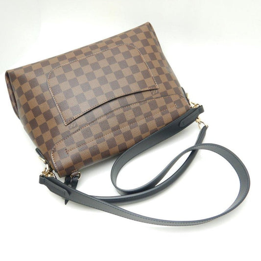 Louis Vuitton Damier Beaubourg Ebene Shoulder Bag Brown
