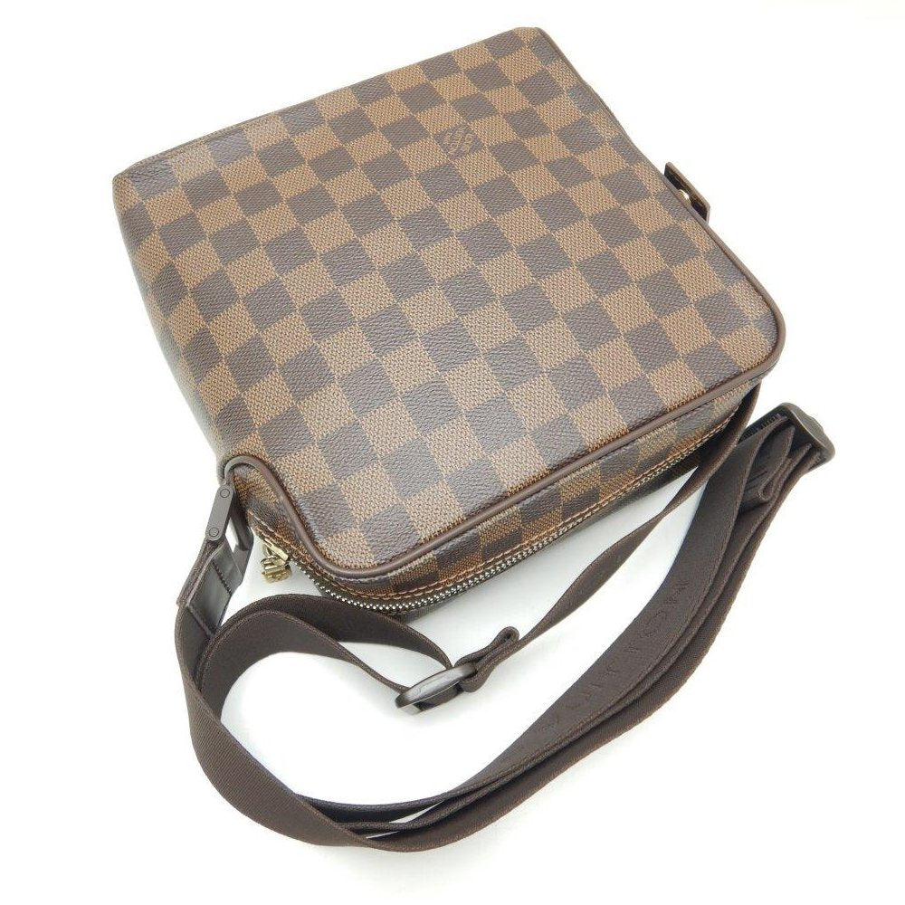 Louis Vuitton Damier Olaf PM Ebene Shoulder Brown
