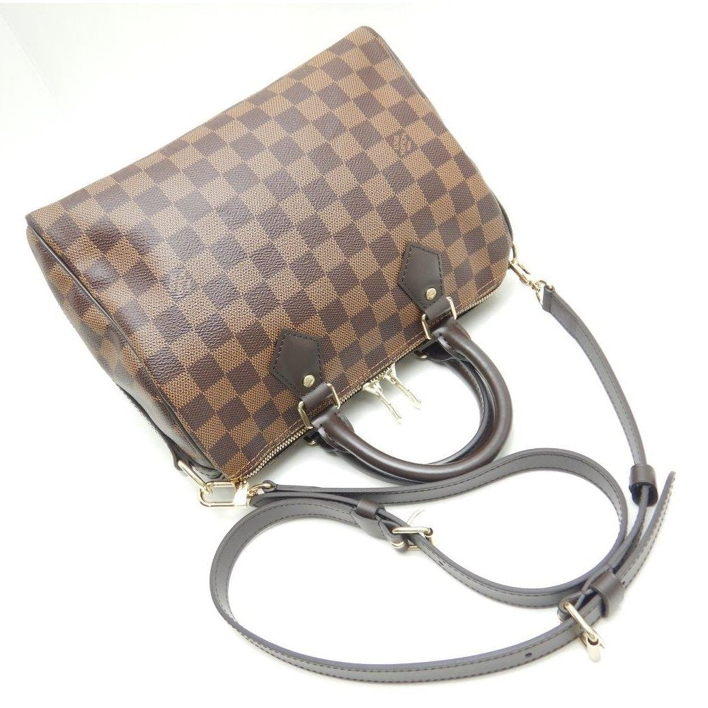 Louis Vuitton Damier Speedy Bandouliere 25 Ebene 2WAY Bag Brown