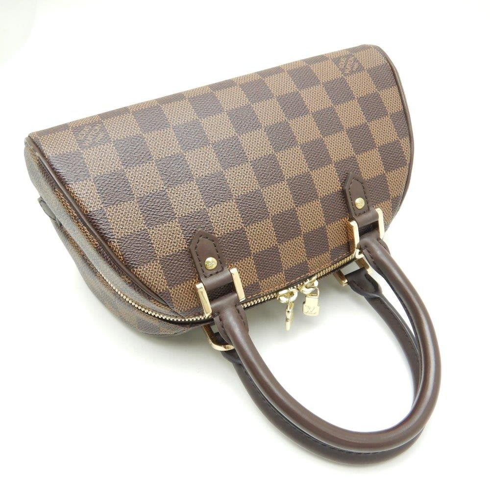Louis Vuitton Damier Rivera Mini Ebene Handbag Brown