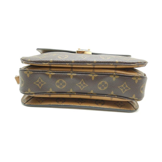 Louis Vuitton Monogram Reverse Pochette Metis MM 2WAY Bag Brown