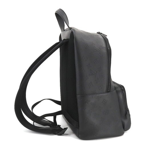 Louis Vuitton Monogram Shadow Racer Backpack Leather Black