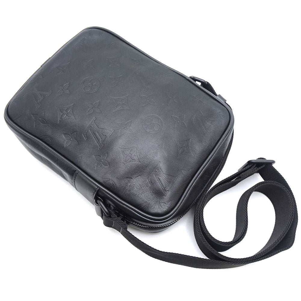 Louis Vuitton Monogram Shadow Danube Noir Shoulder Bag