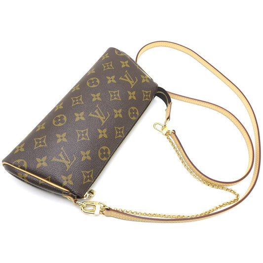 Louis Vuitton Monogram Eva Shoulder Bag Brown