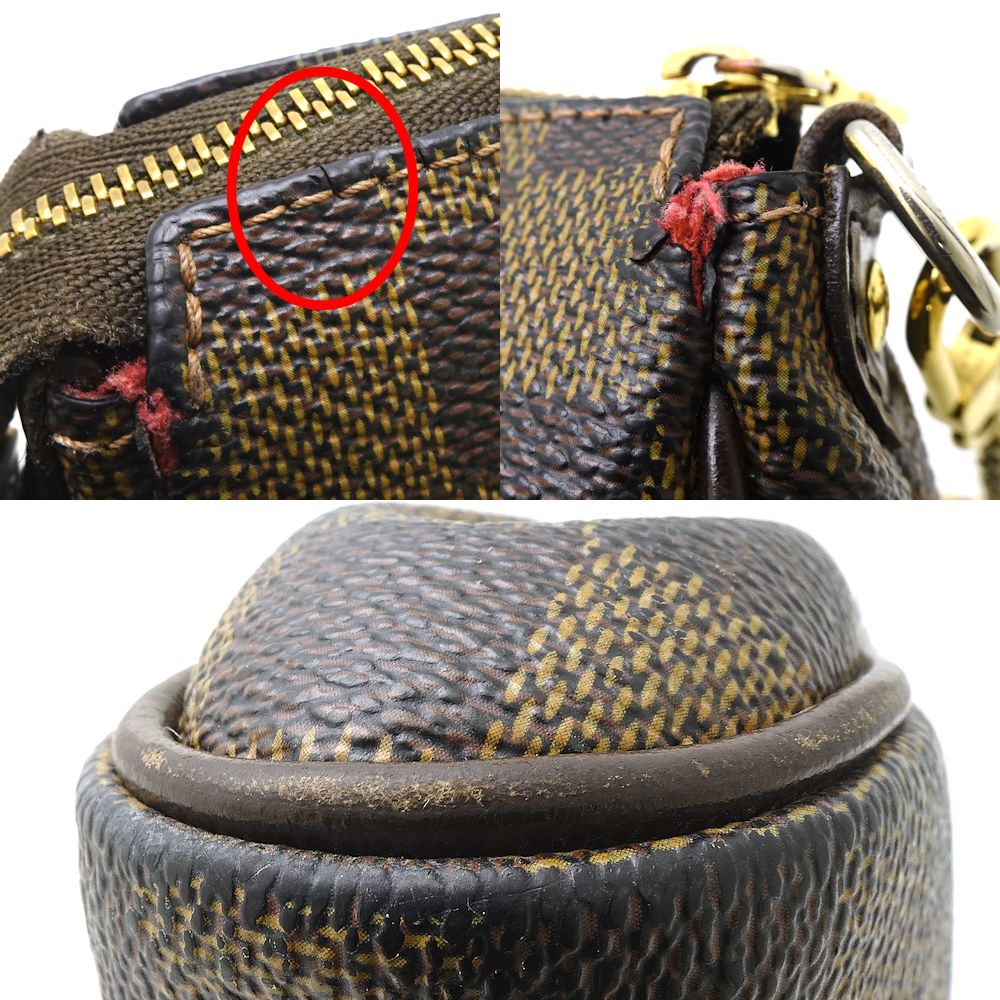 Louis Vuitton Damier Eva Ebene 2WAY Bag Brown