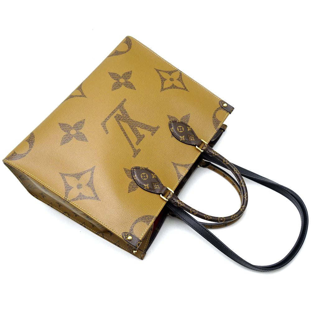 Louis Vuitton Monogram On The Go MM Brown Shoulder Bag
