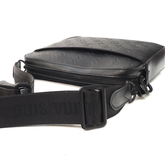 Louis Vuitton Duo Messenger Monogram Shadow Noir Crossbody Bag Shoulder Bag