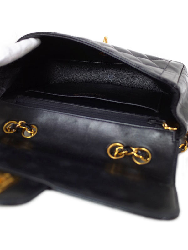 Chanel Matelasse Chain Shoulder Bag Black