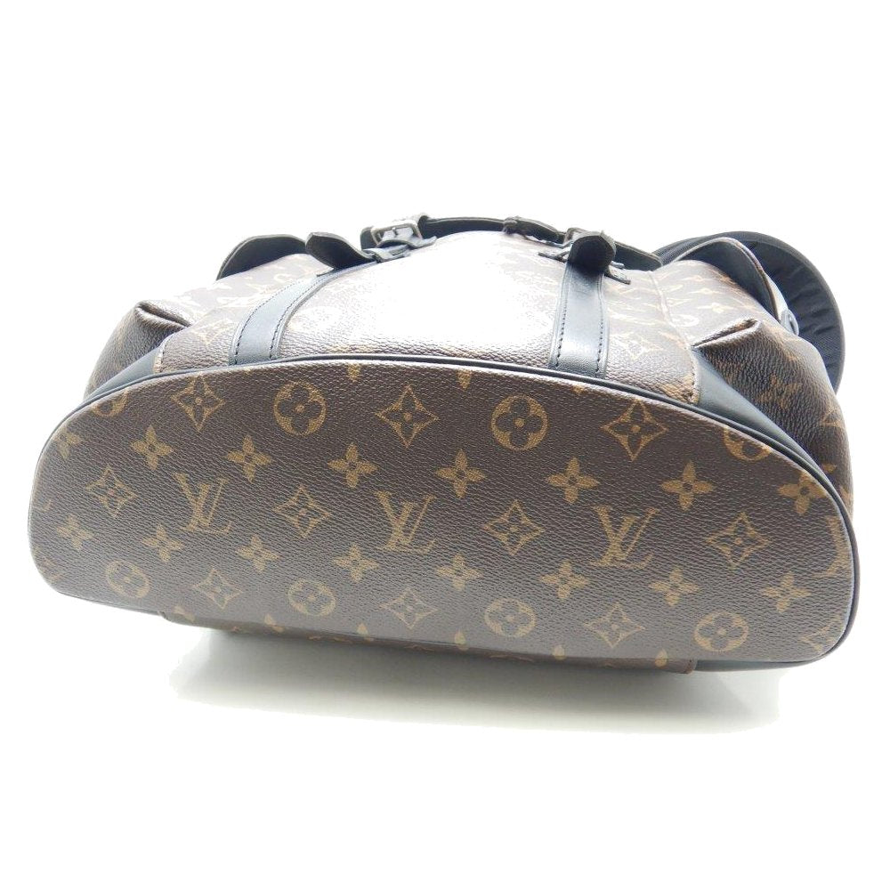 Louis Vuitton Monogram Macassar Christopher PM Brown Backpack Rucksack