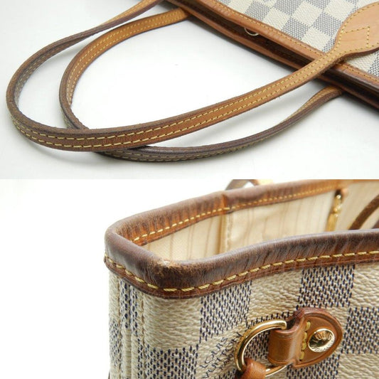 Louis Vuitton Damier Azur Neverfull PM Tote Bag