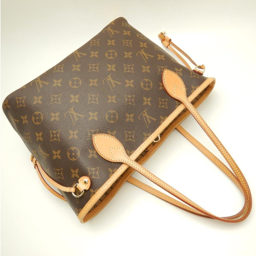 Louis Vuitton Monogram Neverfull PM Brown Tote Bag