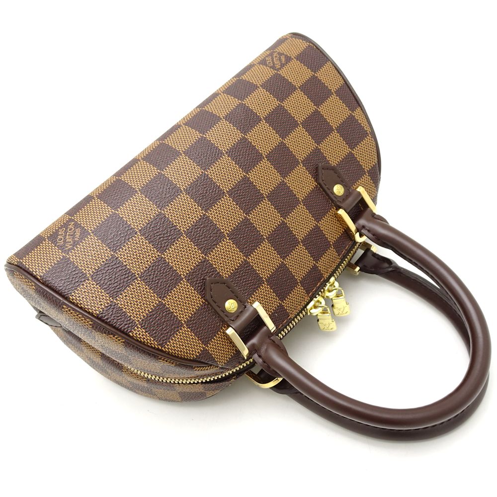 Louis Vuitton Damier Rivera Mini Ebene Handbag Brown