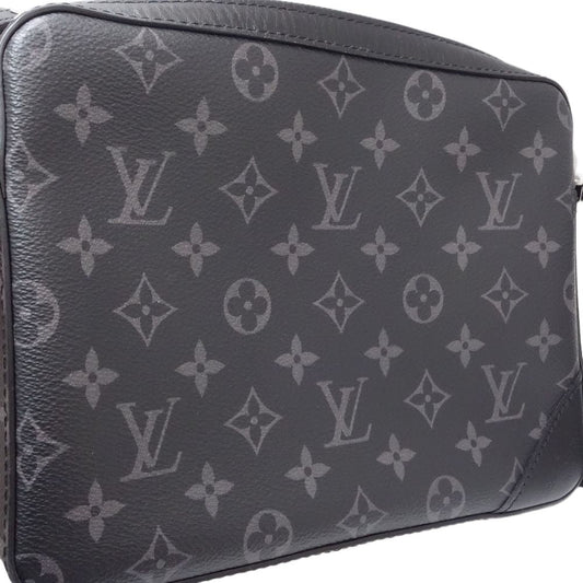 Louis Vuitton Crossbody Shoulder Bag Monogram Eclipse Black