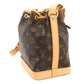Louis Vuitton Monogram Noe BB Shoulder Bag Brown Rfid Gold Metal Fittings